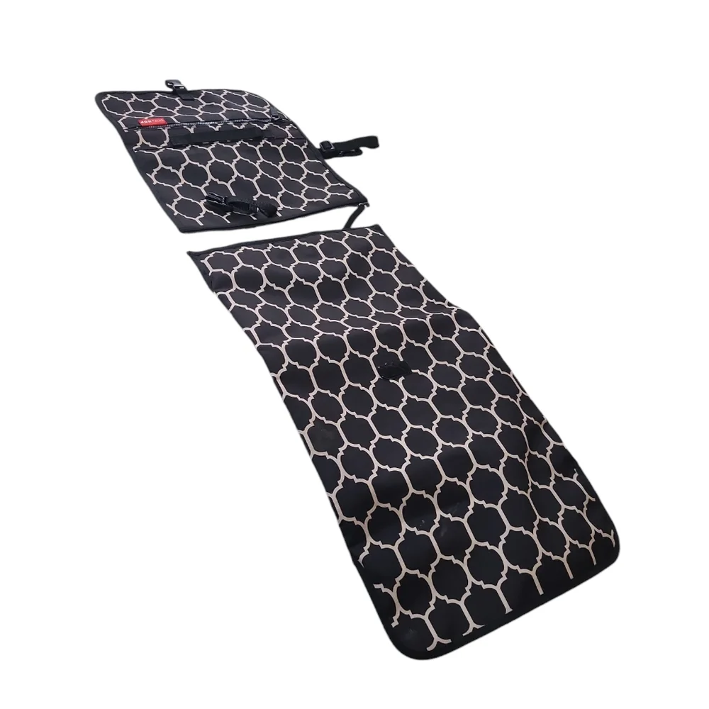 Skip Hop Pronto Signature Changing Station, black tan, baby bag, multi function